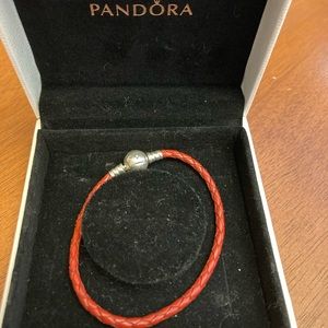 Pandora leather bracelet